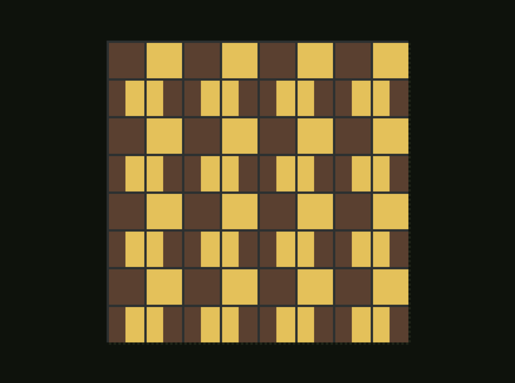 Pixel texture on the canvas